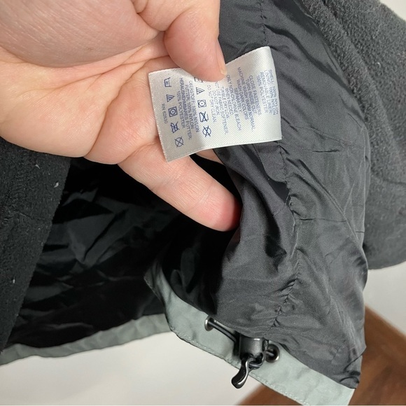 Lands End 3-in-1 coat gray & black size 1X - Picture 8 of 8